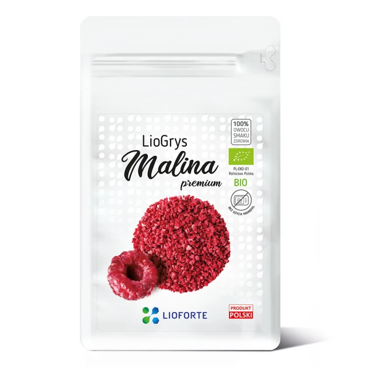 MALINA LIOFILIZOWANA GRYS BIO
