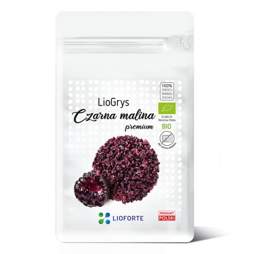 CZARNA MALINA LIOFILIZOWANA GRYS BIO