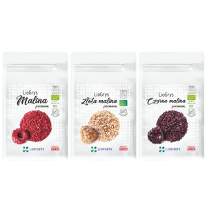 FREEZE-DRIED ORGANIC RASPBERRY, 150g (1) (1) (1) (1) (1)
