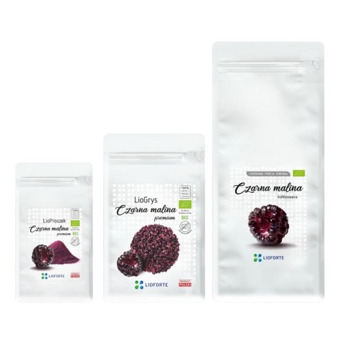 ZESTAW MALINA CZARNA BIO PREMIUM LIOFORTE