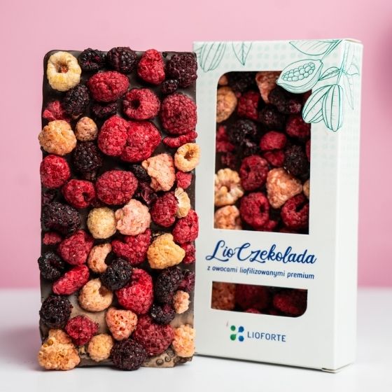 czekolada_deserowa_malina_premium_Lioforte_tabliczka_100g