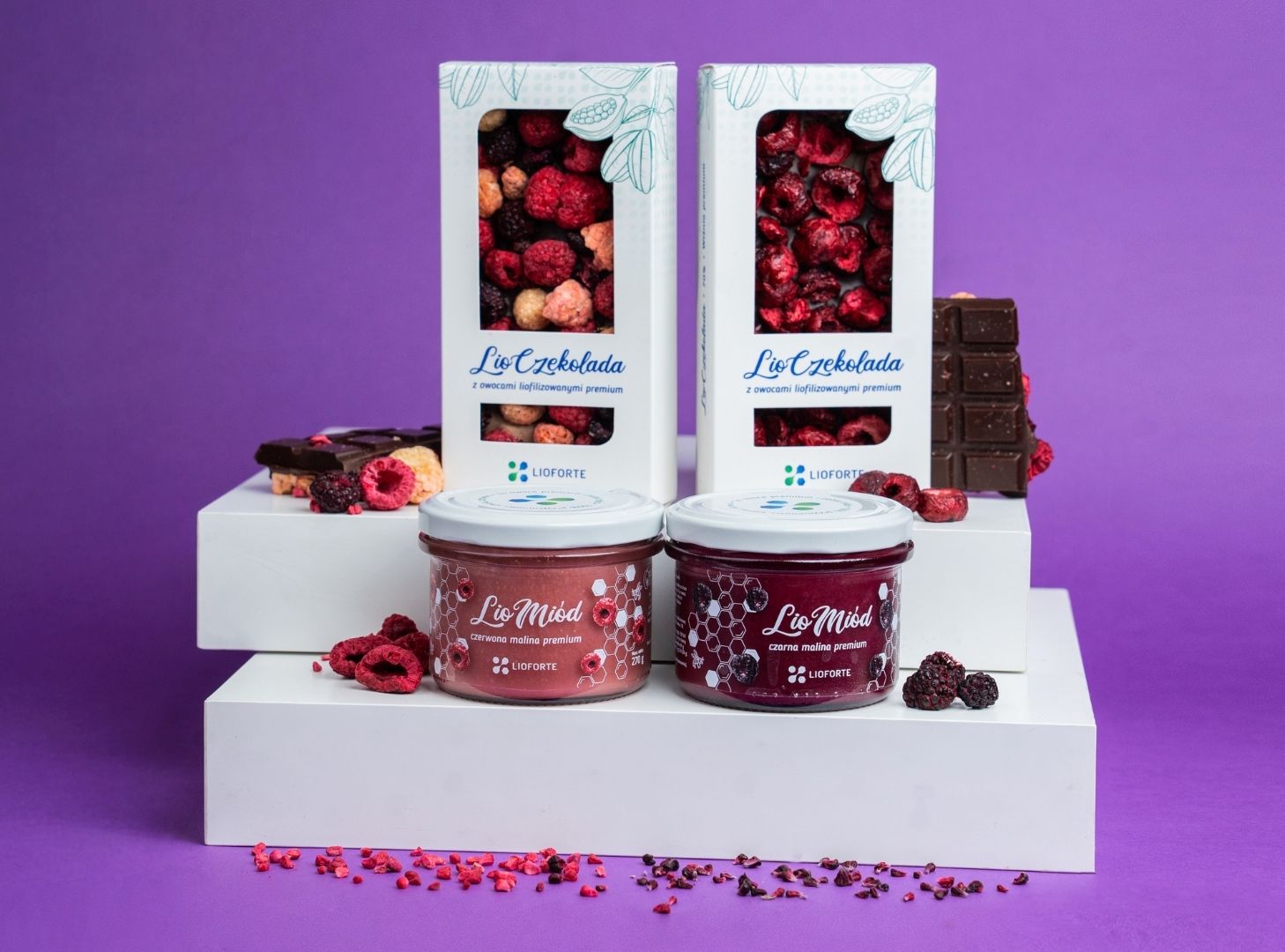 NOWOŚĆ LIOFORTE - LIOCZEKOLADY I LIOMIODY Z LIO OWOCAMI PREMIUM!